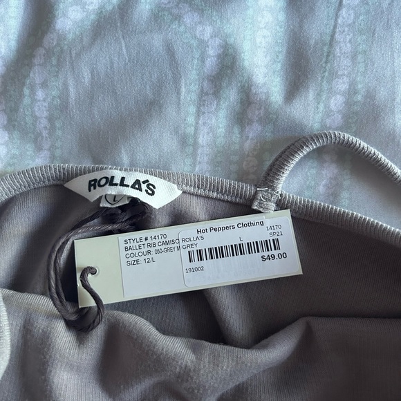 Grey Tank Top - Large - Picture 2 of 3